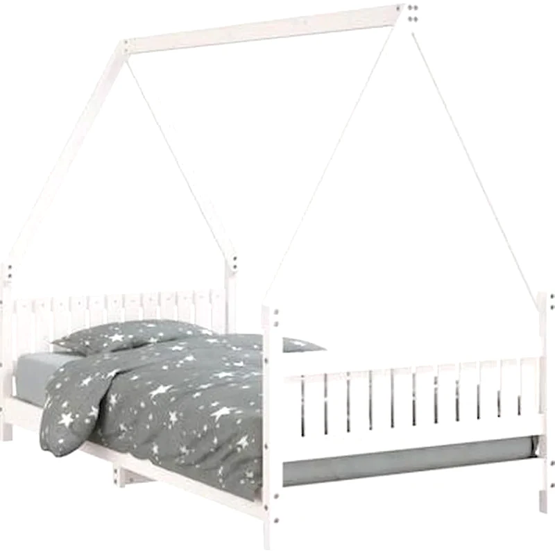 VIDAXL Vidaxl Πλαίσιο Παιδικού Κρεβατιού από Ξύλο Πεύκου (90 x 190 cm)