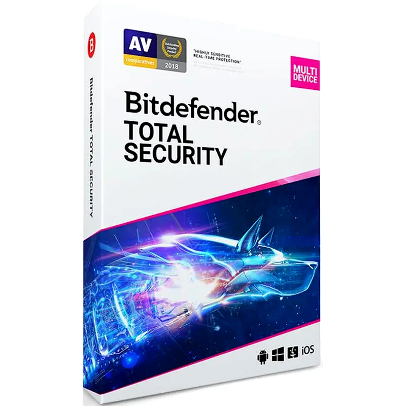 BITDEFENDER BitDefender Total Security 1 Device 2-Year Card