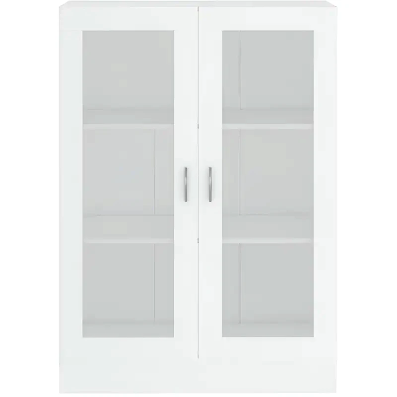 VIDAXL Βιτρίνα VidaXL από Μοριοσανίδα 82.5x30.5x115 cm - Λευκή