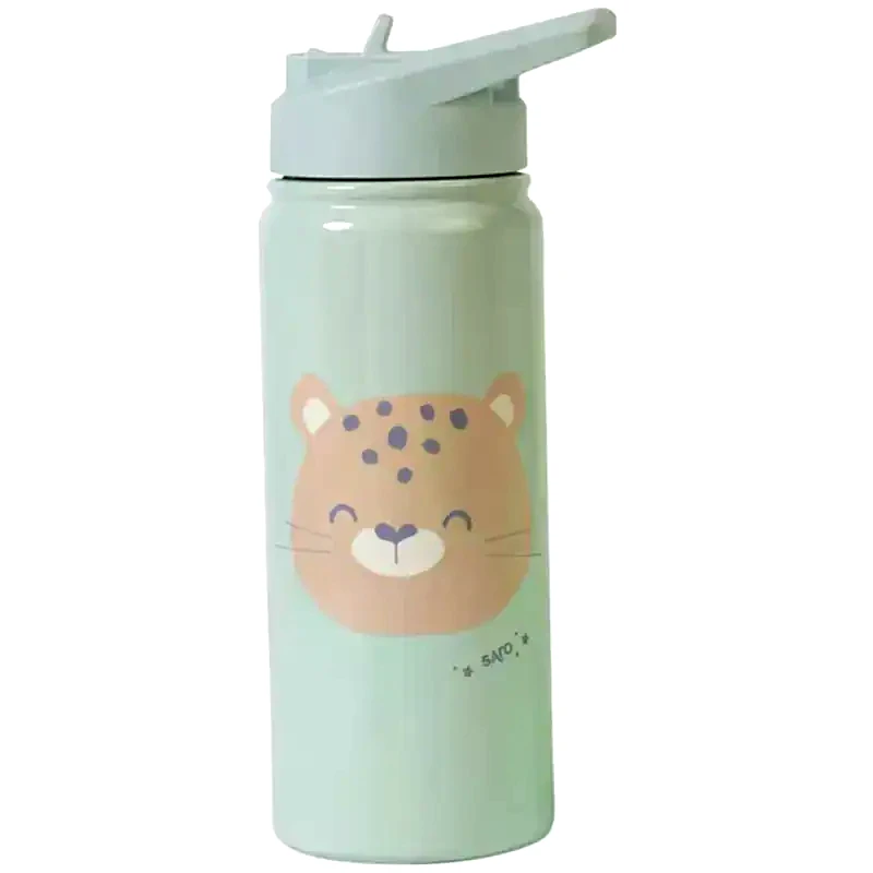 SARO Παγούρι Θερμός Saro με Καλαμάκι Lion 500ml
