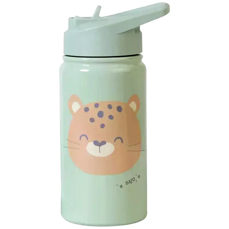 SARO Παγούρι Θερμός Saro με Καλαμάκι Lion 350ml