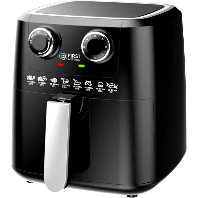 FIRST AUSTRIA FIRST AUSTRIA FA-5053 με Αποσπώμενο Κάδο 1400 W 3.5 L Μαύρο Φριτέζα Αέρος