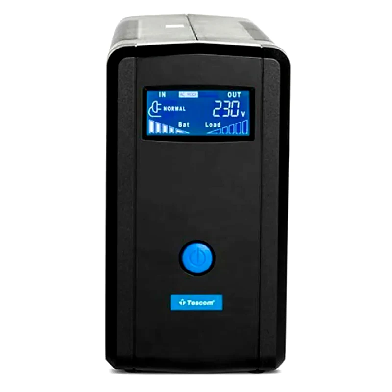 TESCOM UPS Tescom Plus LCD 2000AP 2000VA 230V Μαύρο