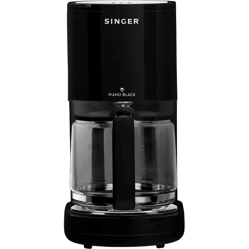 SINGER Καφετιέρα Φίλτρου SINGER Piano Black CM-1000 PBL 1000 W 1.25 L Μαύρο