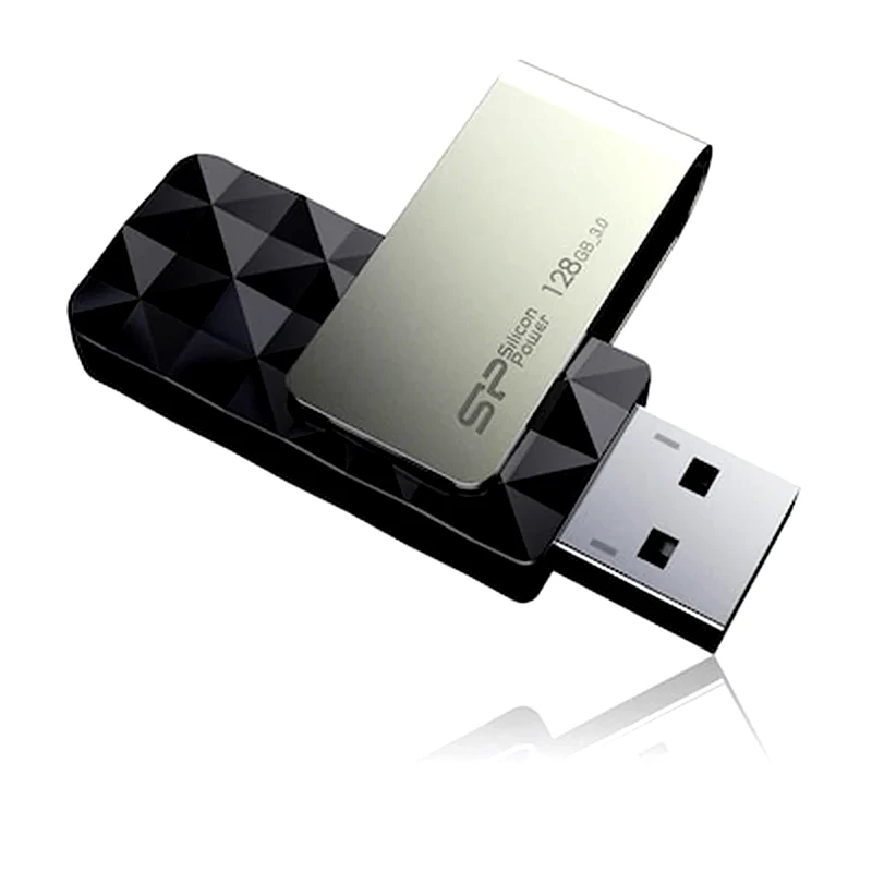 SILICON POWER Silicon Power Blaze B30 128GB USB 3.0 Stick Μαύρο