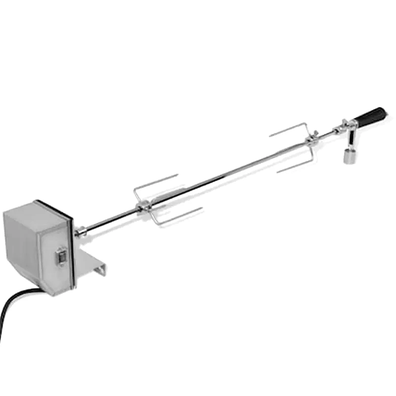 VIDAXL VIDAXL 42244 Ασημί 90 cm Σούβλα Ψησταριάς