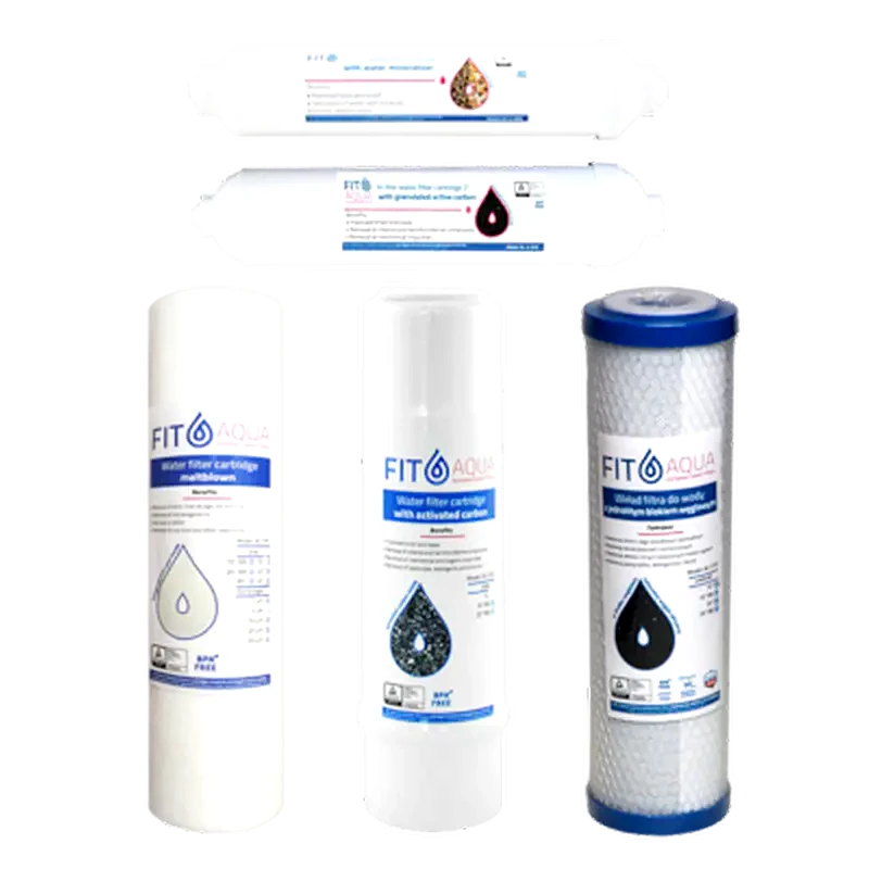 FIT AQUA Σετ 5 Φίλτρων Αντίστροφης Όσμωσης Ro-6 Eu - Bpa Free