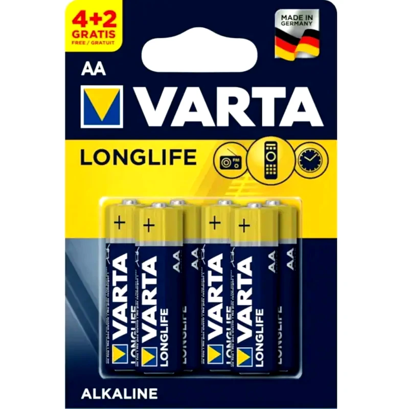 VARTA Varta Αλκαλικές Μπαταρίες LR06 AA 1.5V 6τμχ