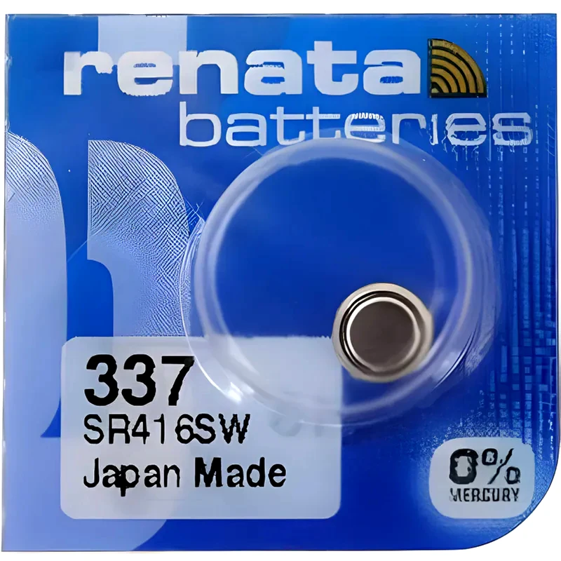 RENATA Μπαταρία Για Ρολόγια Renata Silver Oxide No337 SR416 3V 1τμχ