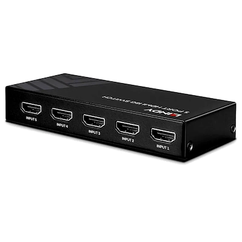 LINDY Lindy HDMI Switch 5-Port Network Switch Unmanaged L2 4K (18 Gbps)