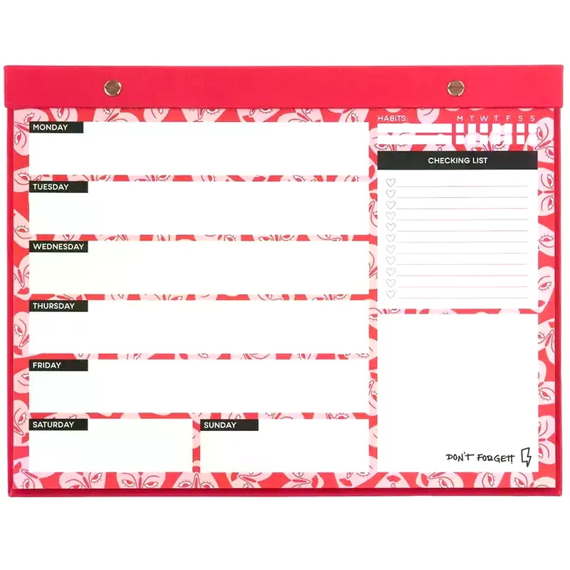 GRUPO ERIK Εβδομαδιαίο Planner A4 64Φ 21x29cm Crvsh X Kokonote