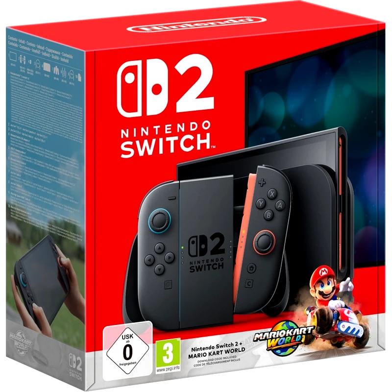 NINTENDO Nintendo Switch 2 Μαύρο Mario Kart World Bundle