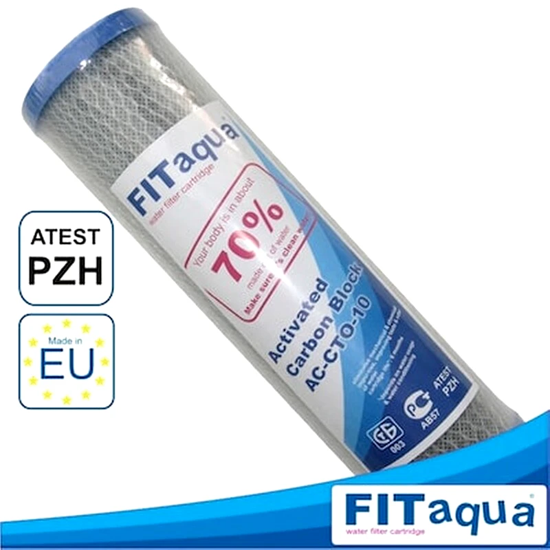 FIT AQUA Ανταλακτικο Ενεργου Ανθρακα Fit Aqua Cto 5micron 20″ Big Blue Made In Eu