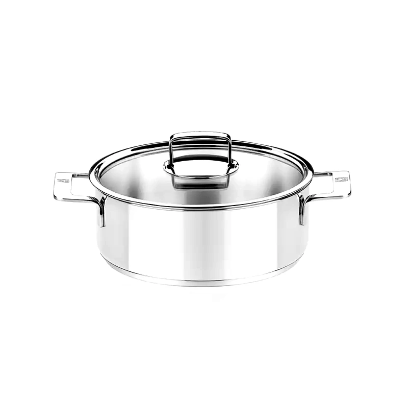 BRA BRA A770356 Κατσαρόλα Βαθιά από Ανοξείδωτο Ατσάλι 26 cm 4.5 Lt Inox