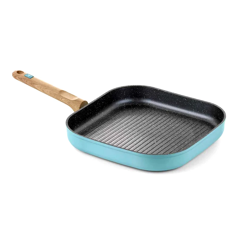 BRA BRA A122229 NORDIC GRILL 28 x 28 cm Αντικολλητική Γκριλιέρα από Αλουμίνιο