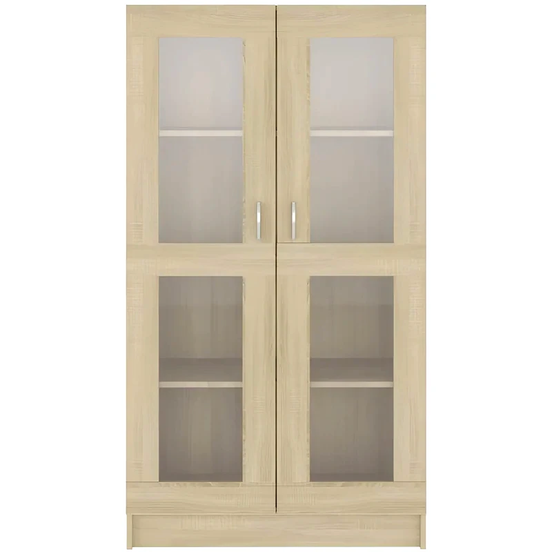 VIDAXL Βιτρίνα VidaXL από Μοριοσανίδα 82x5x30.5x150 cm - Καφέ