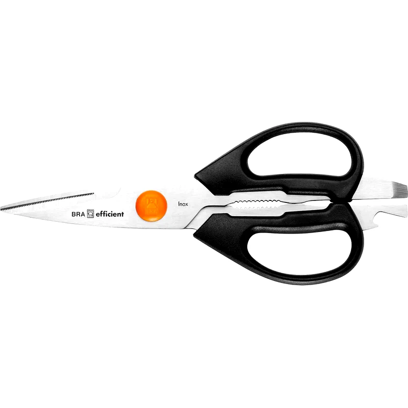 BRA Ψαλίδι Μαγειρικής Bra Efficient A198008 από Ανοξείδωτο Ατσάλι, Σιλικόνη Νάιλον - Πορτοκαλί