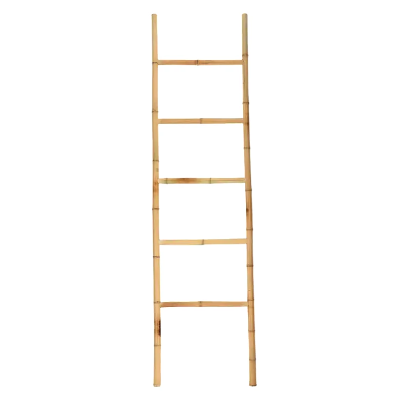 SPITISHOP Κρεμάστρα Σκάλα από Bamboo T-d 9638195 45x2.5x170 cm - Ανοιχτό Καφέ