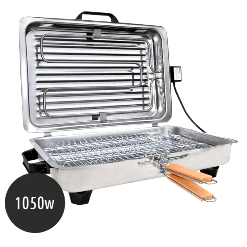 ROLLER Ηλεκτρική Ψησταριά BBQ ROLLER 18/D 1050 W Inox
