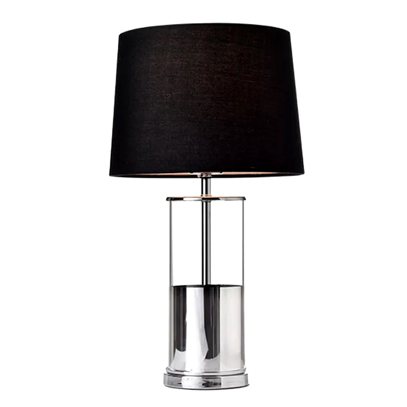 ACA DECOR Πορτατίφ Aca Renouar Od90791tbc Μεταλλικό 22x22x45 cm - Ασημί/Μαύρο