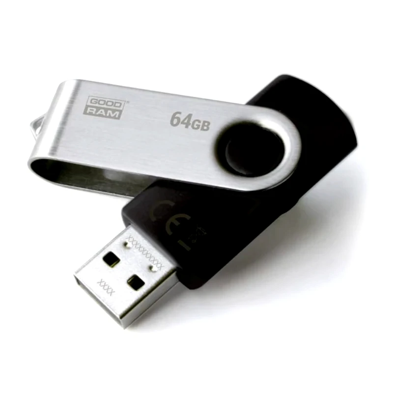 GOODRAM GoodRAM Twister 64GB USB 2.0 Stick Μαύρο