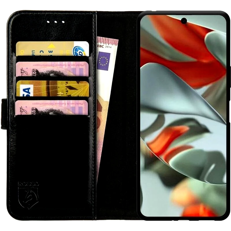 ROSSO Θήκη Google Pixel 9 Pro XL - Rosso Element PU Πορτοφόλι - Black