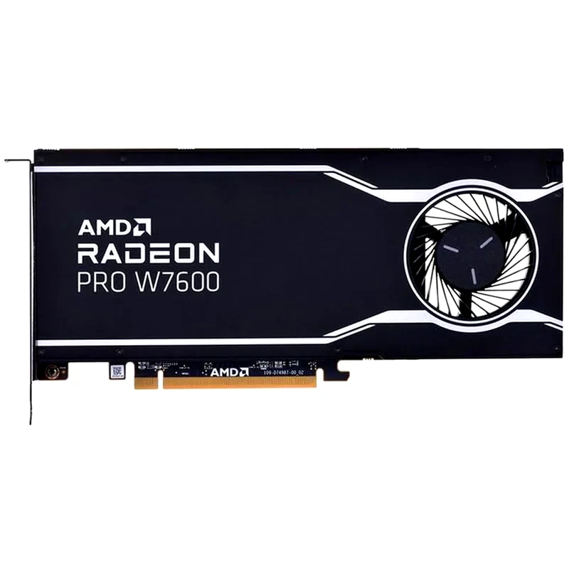 AMD Κάρτα Γραφικών AMD Radeon Pro W7600 8GB GDDR6 4x DP 2.1 130W PCI Gen4 x8