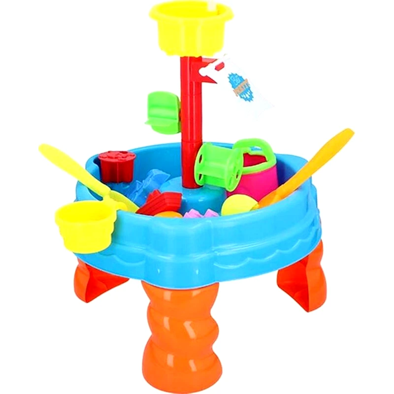 EDDY TOYS Σετ Eddy Toys Παιδικό Επιτραπέζιο Παιχνίδι Νερού Άμμου, 22 Τμχ - 38x38x58.5 cm