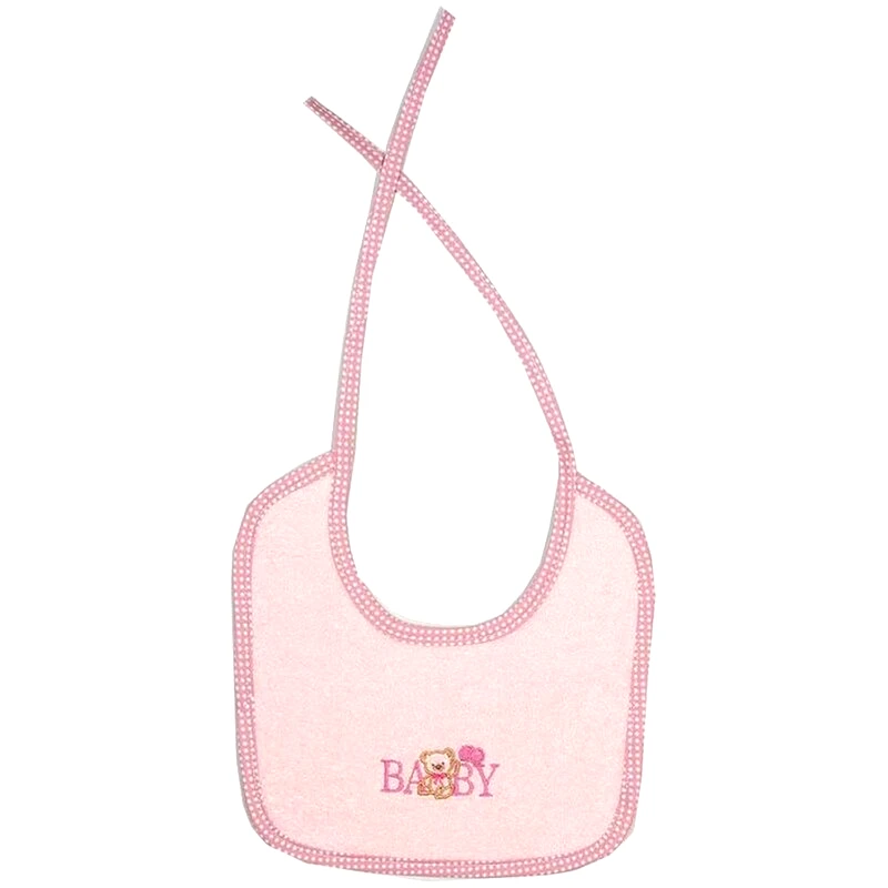 DIMCOL Σαλιάρα Dimcol Baby Bear Ροζ