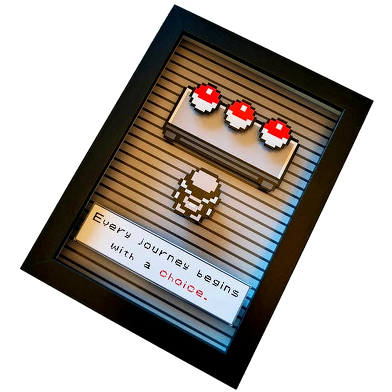 PIXELART.GAMECRAFTS Διακοσμητικό Κάδρο Gaming - Pokemon Choice