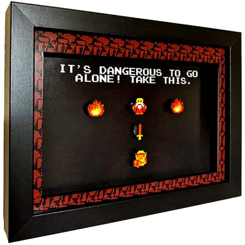 PIXELART.GAMECRAFTS Διακοσμητικό Κάδρο Gaming - The Legend Of Zelda 1986
