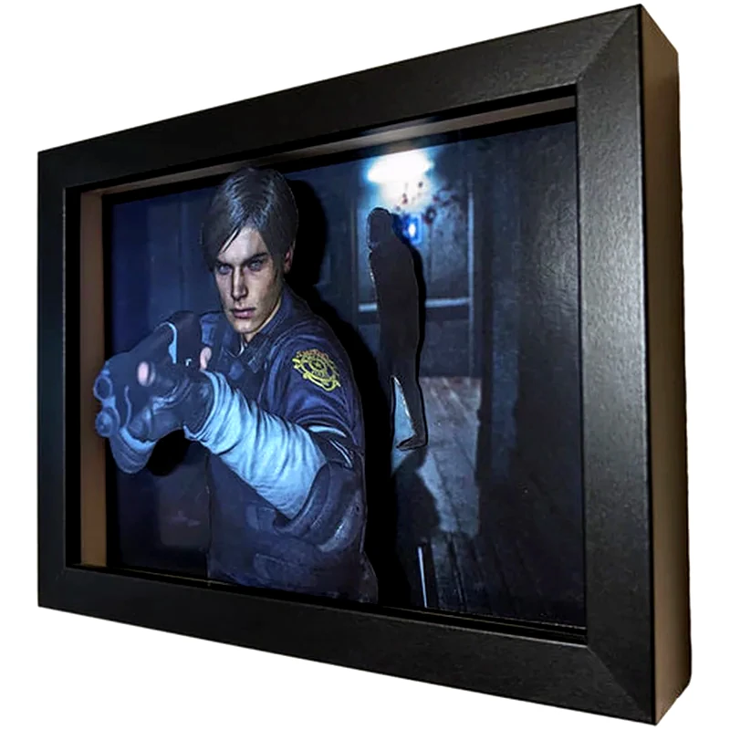 PIXELART.GAMECRAFTS Διακοσμητικό Κάδρο Gaming - Leon - Resident Evil 2