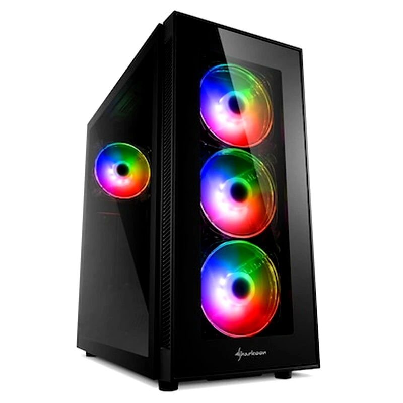 SHARKOON Κουτί Desktop Sharkoon TG5 Pro RGB Midi-Tower - Μαύρο
