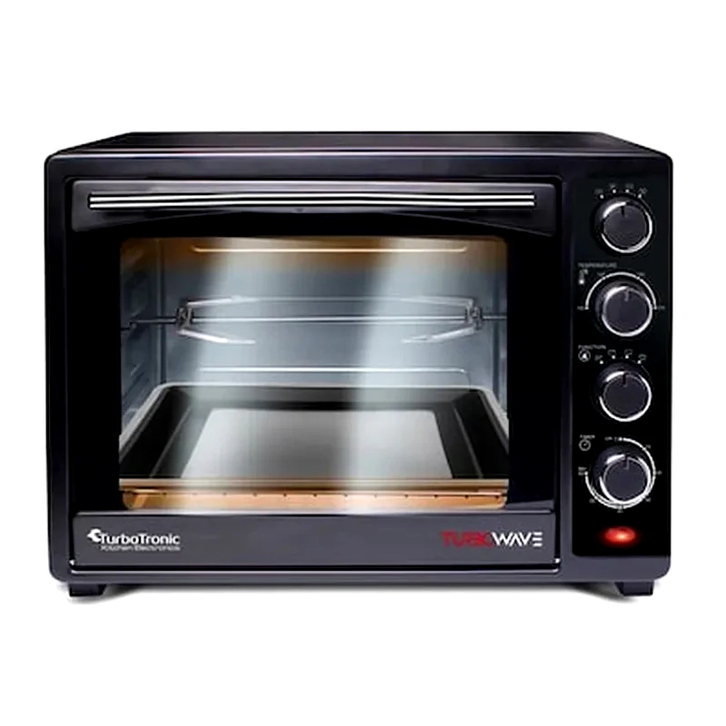 TURBOTRONIC Ηλεκτρικός Φούρνος Grill 35l 1600w Με 2 Ταψιά Και Πιρούνα Ψησίματος, Turbotronic Tt-ev35