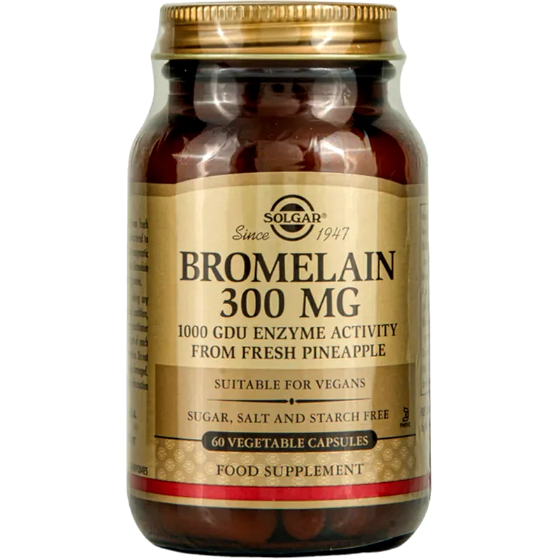 Ένζυμο Solgar Bromelain 300mg - 60 κάψουλες
