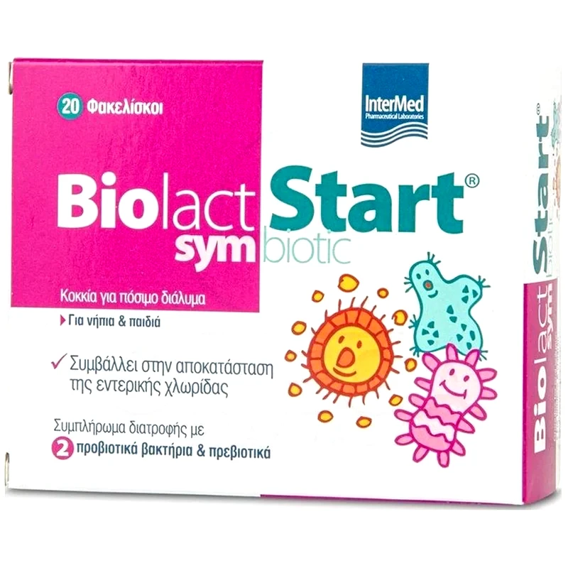 INTERMED Προβιοτικό INTERMED Biolact Start Symbiotic - 20 Φακελάκια
