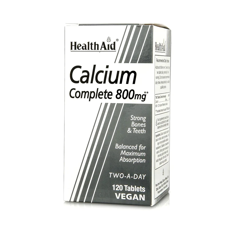 HEALTH AID Συμπλήρωμα Διατροφής Health Aid Calcium Complete 800mg - 120 Ταμπλέτες