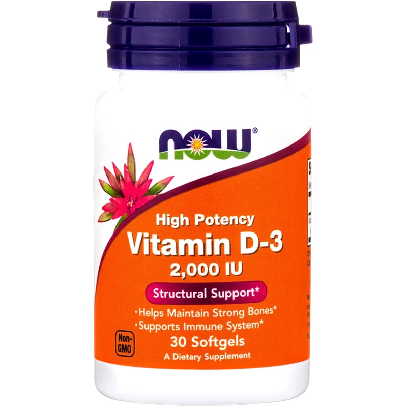 Now Vitamin D3 2000IU - 30 κάψουλες