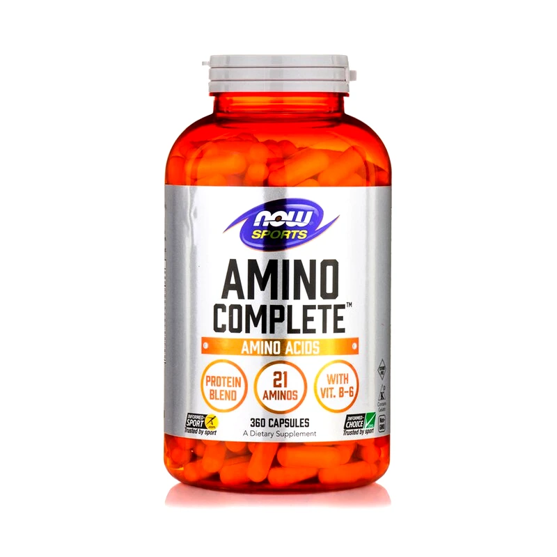 NOW Αμινοξέα Now Sports Amino Complete - 360 κάψουλες