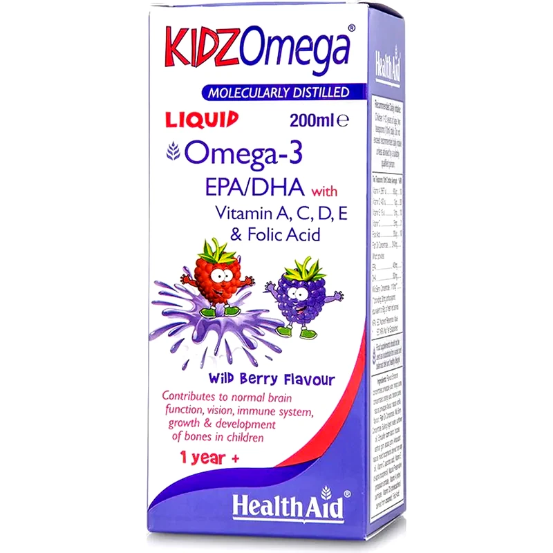 HEALTH AID Λιπαρά Οξέα Health Aid Omega-3 Liquid για Παιδιά - 200ml