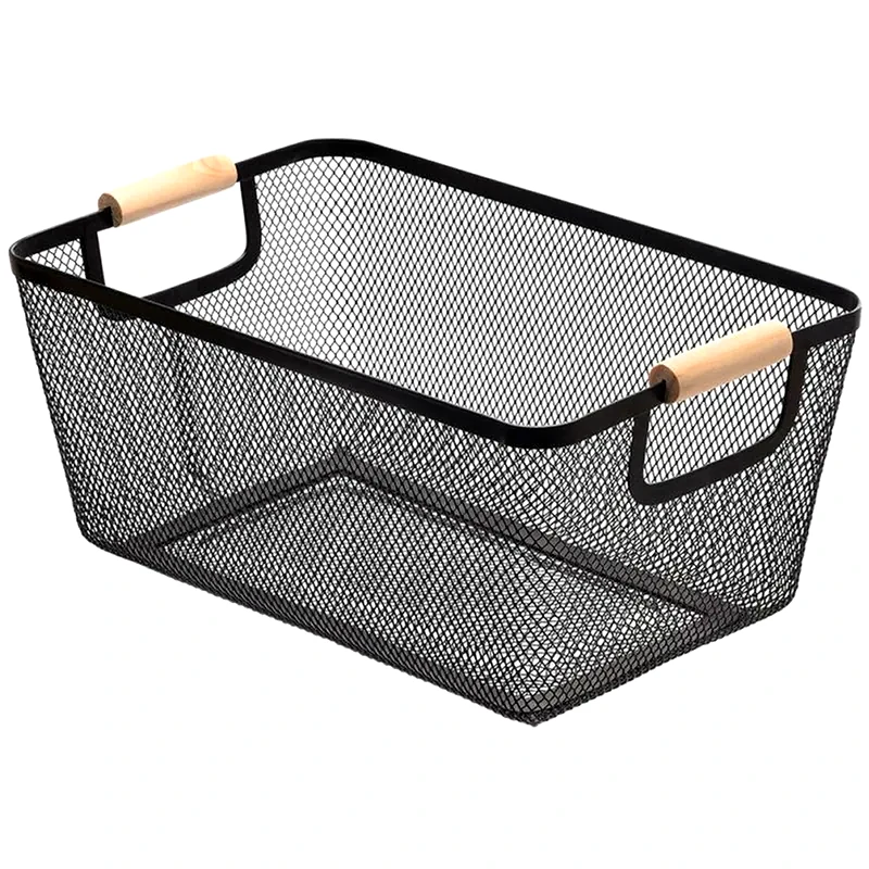 ΕSTIA Διακοσμητικό Καλάθι Estia Μεταλλικό 35x23x16 cm - Μαύρο