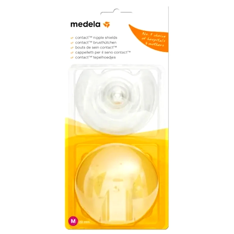 MEDELA Ψευδοθηλες Σιλικονης Με Θηκη Medela Nipple Shield Contact Medium (200.1594)