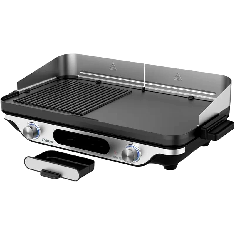 PRIMO Ηλεκτρική Ψησταριά BBQ PRIMO PRBQ-40498 2400W Ασημί/Μαύρο