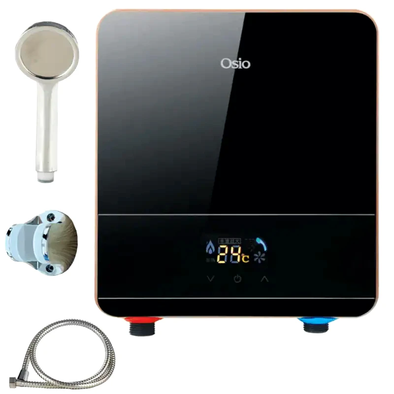 OSIO OSIO OHF-2570B Ηλεκτρικός Ταχυθερμαντήρας Μπάνιου με Οθόνη και Τηλέφωνο 5500W