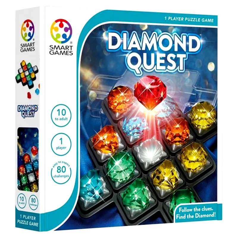 SMART GAMES Smartgames Επιτραπέζιο Η Αναζήτηση Του Κόκκινου Διαμαντιού (80 Challenges)