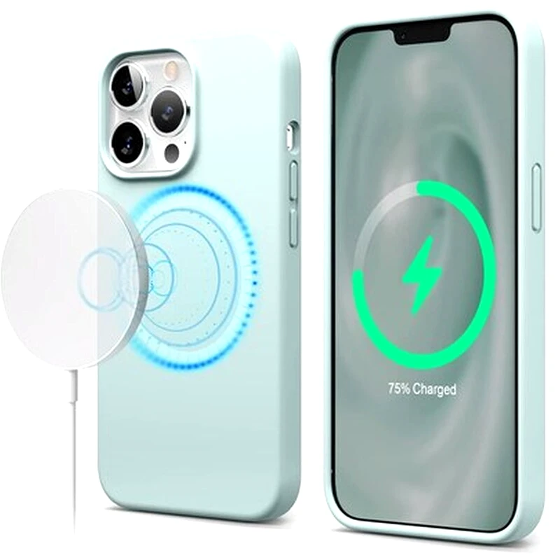 ELAGO Θήκη Apple iPhone 13 Pro - Elago Soft Silicone Magsafe - Mint