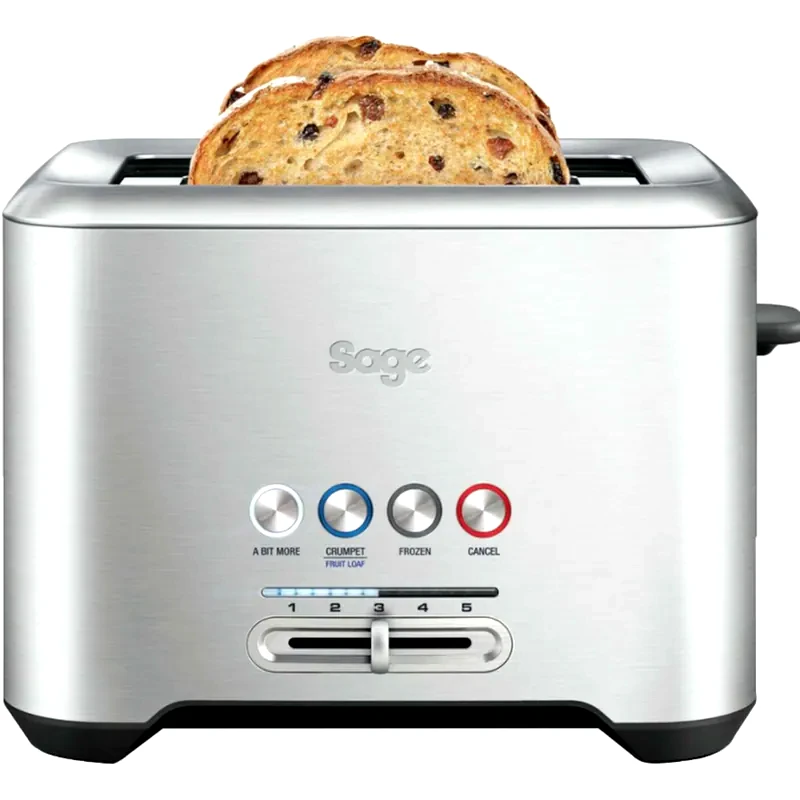 SAGE SAGE BTA720UK 2 Θέσεων 1000W Inox Φρυγανιέρα