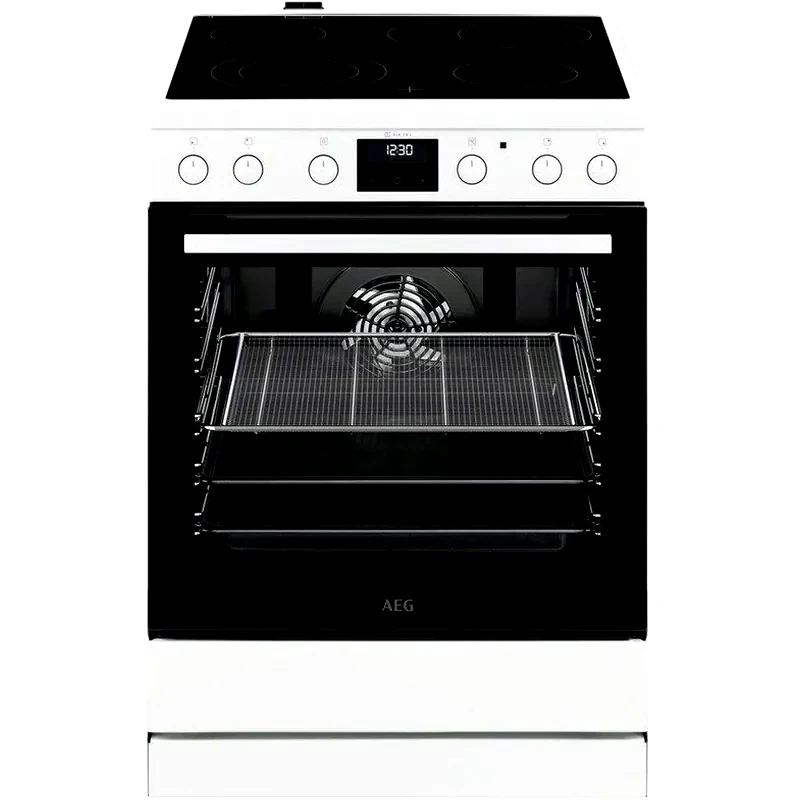 AEG AEG CCB6442NBW SurroundCook 73 Lt Λευκό Ηλεκτρική Κουζίνα Κεραμική