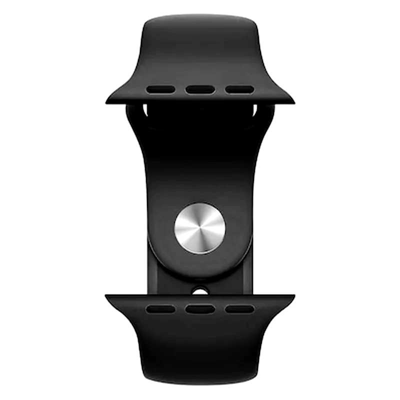 ROCKROSE Λουράκι Rockrose Rough Jade για Apple Watch 42/44/45mm - Μαύρο