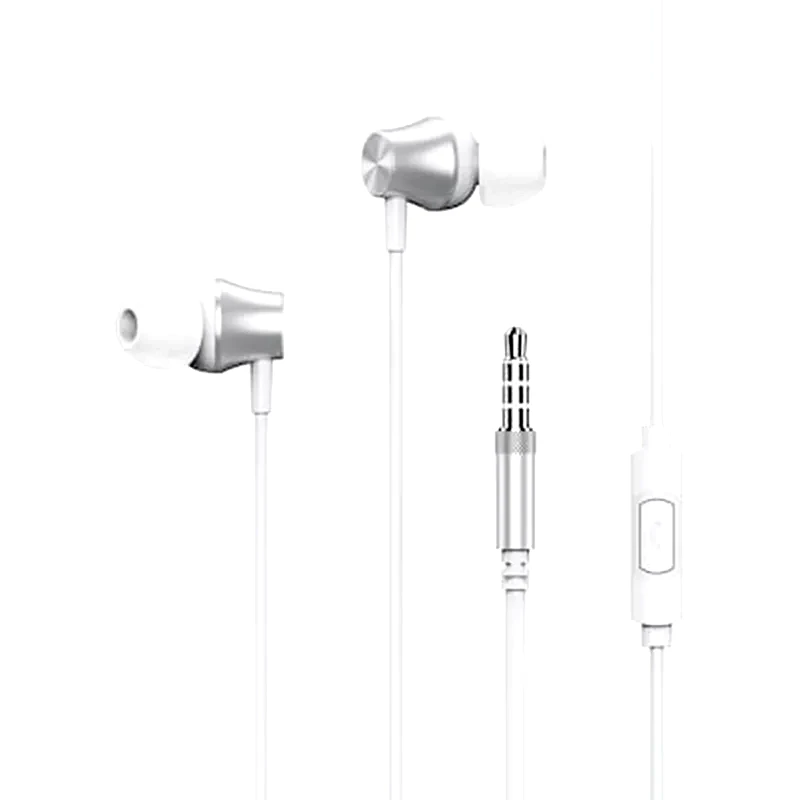 REMAX Ακουστικά Handsfree Remax RM-202 3.5mm Jack - Ασημί